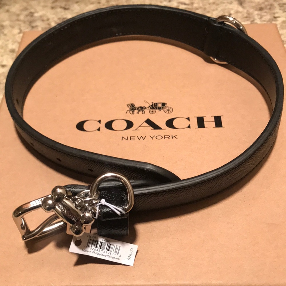 COACH dog collar